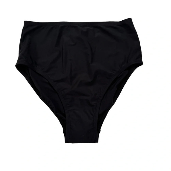 BEYOND CONTROL Tummy Control Classic High Waisted Bikini Bottom Black Size 8 NWT - Picture 3 of 9